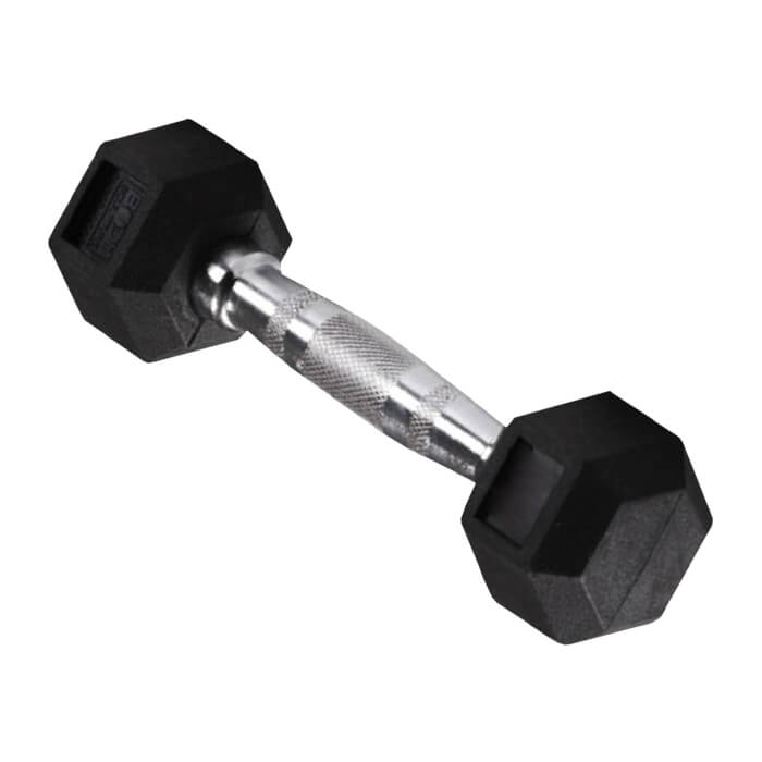 Rubber Dumbbell 10KG